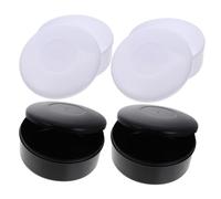JOINPAYA Go Chess Pieces Storage Pot Compact Plastic Chess Piece Box with Lid Lightweight Stones Holder for Board Game Accessories