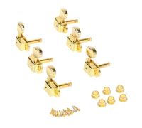 JOINPAYA Golden 3r3l Small Shaft Electric Guitar Tuning Pegs Machine Heads 6 in Line Guitar Tuning Keys Vintage Style for Precise String Adjustment