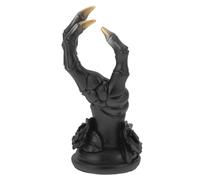 JOINPAYA Gothic Resin Skeleton Hand Jewelry Display Stand for Bracelets Rings Watches, Halloween Home Decor Accessory Organizer with Cone-shaped Finger Design, Dark Decor for Living Room