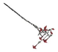 JOINPAYA Gothic Rose Hair Stick for Women, Silver Alloy Hair Chopstick with Matte and Partial Gloss Finish, Secure Grip and Decorative Design, for Festival and Cosplay Hairstyles