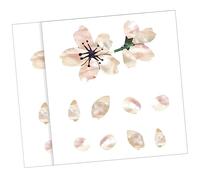 JOINPAYA Graduation Season 2pcs Guitar Stickers with Sakura Pattern Creative Pvc Fingerboard Decal for Acoustic Guitar Leaves No Residue Easy to Remove Unique Design