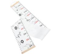 JOINPAYA Growth Chart Hanging Ruler Wall Decor for Room, Canvas and Pine, Easy to Hang, No Fading, for Door Hanging