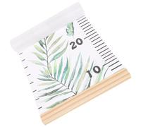JOINPAYA Growth Chart Wall Hanging Height Ruler 100% Canvas and Wood Unique Cartoon Pattern Design Comfortable to Use Easy to Hang Room Decoration