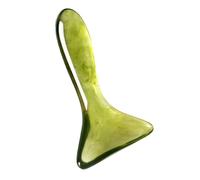 JOINPAYA Gua Sha Massage Scraping Board Facial and Neck Scraper Tool Green for Full Body Meridian Therapy and Relaxation