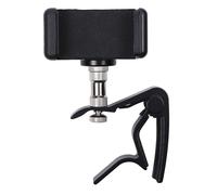 JOINPAYA Guitar Capo with Phone Holder Clamp, Metal Tone Clip for Acoustic Electric Bass Ukulele, Music Score Display Stand for Musicians Practicing and Performing