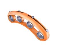 JOINPAYA Guitar Finger Expansion Trainer Suitable for Beginners and Stainless Steel Finger Strengthening and Training Tool Made of Abs, Silica Gel for Left Hand Playing Bass and Mandolin