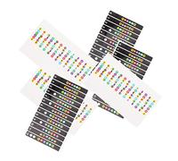 JOINPAYA Guitar Scale Stickers 6 Pcs Fretboard Guide for Beginners Waterproof Pvc Stickers for Learning Scales on Acoustic or Electric Guitars Random Color