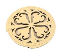 JOINPAYA Guitar Soundhole Cover Premium Wood Feedback Buffer Decorative Hollow Pattern for Acoustic Performance Essential Accessory for Reducing Noise and Feedback Compact and Easy to
