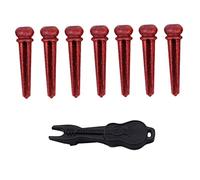 JOINPAYA Guitar String Nails Replacement Kit 7pcs Acoustic Guitar Bridge Pegs Puller Tool Enhance Volume and Sound