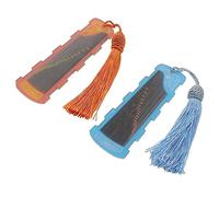 JOINPAYA Guzheng Nail Wrap Storage Board 2pcs Acrylic Holder for Guzheng Features Anti-Lost Design Includes Blue and Orange Colors