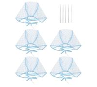 JOINPAYA Hair Highlighting Kit Elastic Hair Dyeing Cap with Crochet Hook Pe and Aluminium Blue for Salon and Home Use and First-time Users