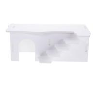 JOINPAYA Hamster Hideout with Ladder Durable Reusable Guinea Pig House Multi Use Design for Exercise Safe for Teeth Grinding Fun and Comfortable Sleeping Space for Small Pets