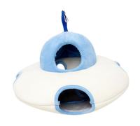 JOINPAYA Hamster Nest Ufo Shape Warm Comfortable Hanging Hammock for Pets Durable Safe Materials Sleep Play Space for Hamsters Guinea Pigs and More