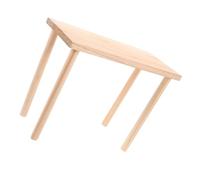 JOINPAYA Hamster Wooden Play Platform with Multi-Level Structure and Sturdy Stand for Small Pets Including Mice and Gerbils in Indoor Habitats