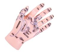 JOINPAYA Hand Acupuncture Easy to Learn for Reflexology Display Model Pvc Realistic Simulation Hand Training Model with Markings Educational Aid and Massage Education for Tcm Teaching
