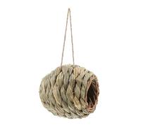 JOINPAYA Hand Woven Grass Nest for Small Animals Natural Habitat Decor for Dwarf Hamster Rabbit Guinea Pig Squirrel Safe Durable Private Retreat for and Rest