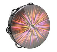 JOINPAYA Handheld Tambourine Double Row Percussion Instrument for Stage Performance Rhythm Development and Cognitive Growth