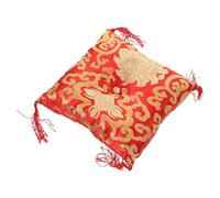 JOINPAYA Handmade Buddhist Singing Bowl Mat Square Temple Pad Soft Cloth Cushion for Meditation Sound Bowl Accessory for Yoga Zen Decor Random Color
