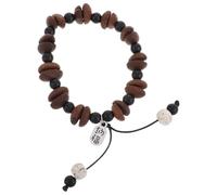 JOINPAYA Handmade Real Coffee Bean Beaded Bracelet for Men and Women Natural Bean Charm Jewelry for Coffee Lovers