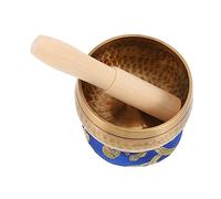 JOINPAYA Handmade Tibet Singing Bowl Buddhist Bowl Manual Tapping for Meditation Yoga Practice Meditation Instruments Random Color