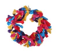 JOINPAYA Hanging Cotton Rope Ring Bird Toy Parrot Bell Bite Toys for Birds Creative Swing Standing Bar for Playing Bite Parrot Circle Random Color