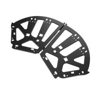 JOINPAYA Heavy Duty Black Three-Layer Cabinet Door Flip Frame Hinge for Shoe Drawer Replacement, Hidden Overlay Drawer Hinge Hardware Suitable for Shoe Storage Cabinets and Entryway