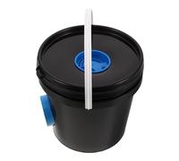 JOINPAYA Heavy-duty Plastic Beekeeping Bucket with Secure Lid Light-reducing Bee Habitat Shelter for Outdoor Honey Collection Portable Swarm Catcher for Garden Apiaries