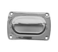 JOINPAYA Heavy Duty Stainless Steel Hatch Pull Handle with Flush Rectangular Design for Yacht Decks and Access Hatches Enhanced Grip for Stable Operation in Wet Conditions