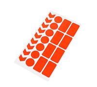 JOINPAYA High Brightness Reflective Warning Sticker for Bike Fluorescent Orange Decal with Arrow Design Durable and Practical for Night Safety and DIY Decoration