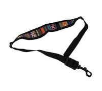 JOINPAYA High Elastic Cotton Saxophone Shoulder Strap Ethnic Style Single Shoulder Neck Strap Adjustable Hook for Saxophone Players