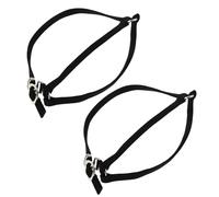 JOINPAYA High Heels Shoe Straps Suede Black Triangular Fixation | Anti-slip Support, Detachable Design, Weddings and Banquets Use, Secure Fit for Shoes