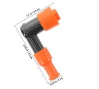 JOINPAYA High Pressure Plug Boot Cap Compatible with for 50-250cc Orange Resistor Cover Atv Quad Scooter Off-road Ignition Systems