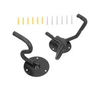 JOINPAYA Horizontal Guitar Wall Mount Hanger for Electric Bass Ukulele Screws, Wall-mounted Guitar and Ukulele Display Rack for Home Music Room