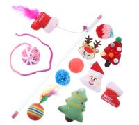 JOINPAYA Interactive Christmas Themed Cat Teaser Plaything for Indoor Cats Scratch-resistant Bite-resistant Toy Gift for for for for Lovers and Festive Fun