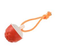 JOINPAYA Interactive Dog Ball with Rechargeable Motion and Lifelike Bird Chirping Sound, Orange Self-moving Chewable Pet Ball with Rope for Puppy Training and Dog Entertainment