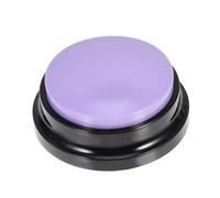 JOINPAYA Interactive Dog Buzzer Training Button for Puppies Recordable Communication in Purple Pet Supply for Engaging Play and Speech Learning