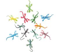 JOINPAYA Interactive Lizard Figurines 12pcs Mini Reptile Toys for Education and Decor