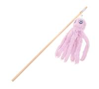 JOINPAYA Interactive Octopus Cat Teaser Stick for Indoor Cats Funny Kitten Plaything Eight Tentacles for Engaging Play and Healthy Activity for Teasing and Exercising