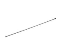 JOINPAYA Iron Foosball Rod Replacement with Caps for Table Football Game, Lightweight and Universal Compatibility, Suitable for Home and Travel Use on Foosball Tables, Silver Style