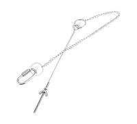 JOINPAYA Iron Hanging Feeder for Chickens and Hens, Safe Vegetable and Fruit Skewer Holder with Long Chain for Easy Hanging, for Poultry Feeding and Foraging