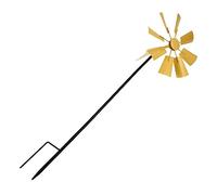 JOINPAYA Iron Windmill Courtyard Winnower Decorative Garden Stake Outdoors Windmill Spinner for Front Yard, Boys and Girls's Birthday Parties - Metal Patio Lawn Ornament