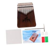 JOINPAYA Key Thumb Piano Portable and Simple Musical Instrument for Beginners Featuring Deer Pattern Design for Travel Practice Sessions