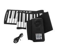 JOINPAYA Keys Portable Foldable Silicone Roll-up Piano Speakers for Music Practice and Travel Battery-powered Electronic Keyboard for Musicians