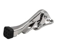 JOINPAYA Kickdown Door Stop for Residential and Commercial Doors with Zinc Alloy Material and Efficient Braking Mechanism Easy Installation Silver Finish