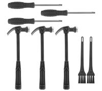 Joinpaya Kids Dig Tool Toy Set with 3 Hammers and Brushes - Educational Excavation Kit for Archaeological Play and Hand-Eye Coordination Development