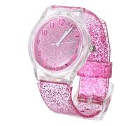 JOINPAYA Kids Watch Quartz Wrist Watch Creative Silicone and Metal Pink Cartoon Design Precise Time Keeping for Children Christmas and Children's Day
