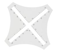 JOINPAYA Knitting Ruler Acrylic Sewing Ruler Density Gauge Wool Sample Measuring Tool for Household Sewing and Quilting Projects