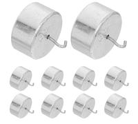 JOINPAYA Lab Precision Calibration Weight Set for Accurate Measurements 10pcs 50g Each with Hooks, Iron Material Suitable for General Science Experiments and School Labs