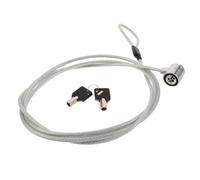 JOINPAYA Laptop Cable Lock with Keys, Zinc Alloy Anti-theft Computer Locking Cable, 6.6ft Sturdy Security Lock for Laptops and Projectors, for Business Travel the Go