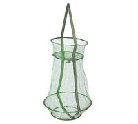 JOINPAYA Large Capacity Drawstring Fishing Net Nylon Fish Catching Mesh Basket for Crabs Shrimp Small Fish Easy to Open Fold Portable Design for Aquatic Use